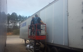 Trailer Repair Scissorlift